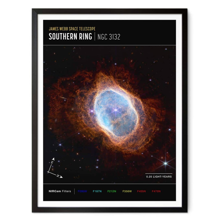 Poster James Webb Telescope - Southern Ring Compass - WA348991