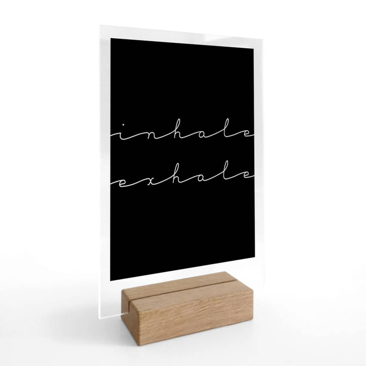 Tischaufsteller - Inhale exhale - WA323892