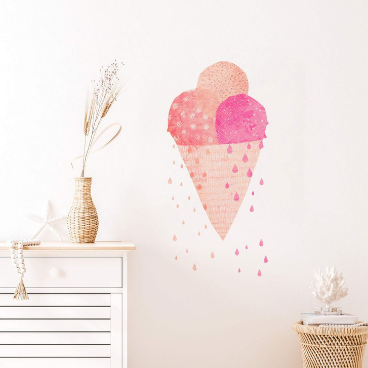 Wandtattoo Treechild - Drei Eiskugeln im Sommer - WA402243