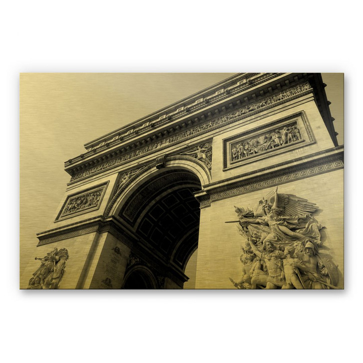 Alu-Dibond-Goldeffekt - Arc de Triumphe - WA230898