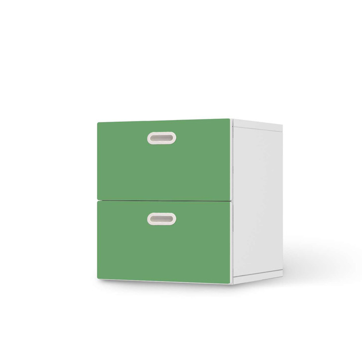 Klebefolie IKEA Stuva / Fritids Kommode - 2 Schubladen - Grün Light - CR110069