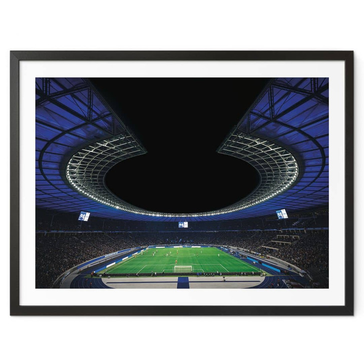 Poster Hertha BSC - Volles Olympiastadion bei Nacht - WA409394