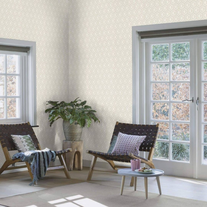 Rasch Vliestapete, Mustertapete Sophia cremeweiss - WA339172