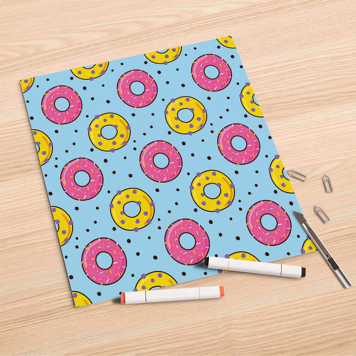 Folienbogen (30x30cm) - Donutparty - CR106799