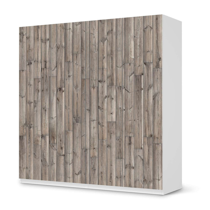 Klebefolie IKEA Pax Schrank 201cm Höhe - 4 Türen - Dark washed - CR110921