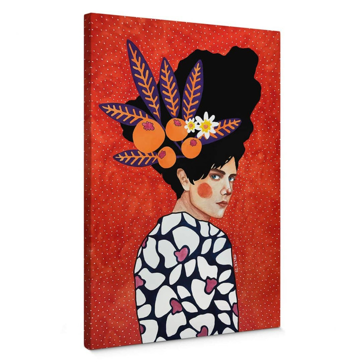 Leinwandbild Porträt - Zeig mir deine Persönlichkeit - Hülya - WA404377