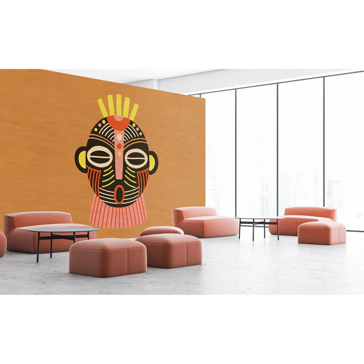 Livingwalls Fototapete Walls by Patel 3 Overseas 4 orange, braun, gelb, rosa - WA328009