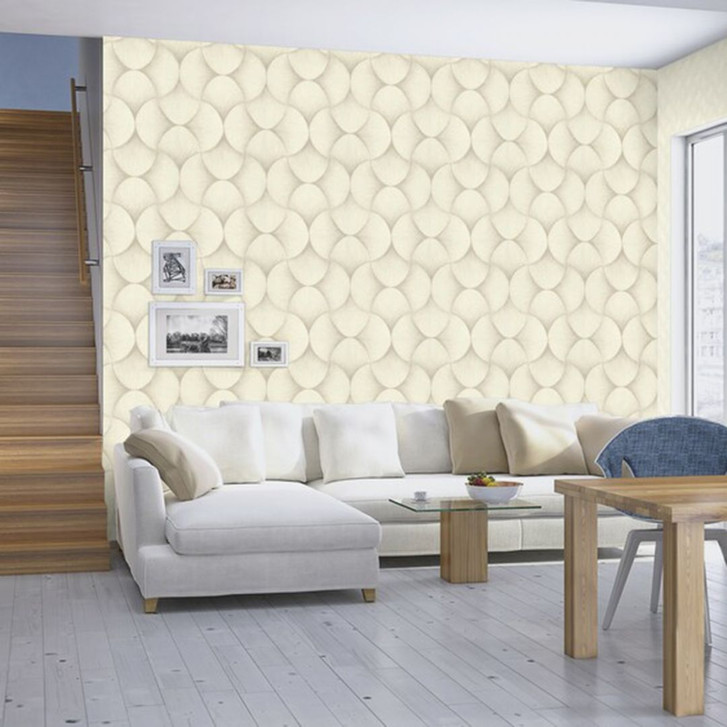 Metallictapete, Vliestapete Sky Lounge weiss, perlmut - WA428693