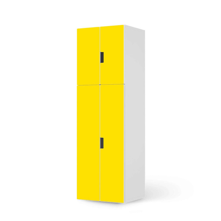 Möbelfolie IKEA Stuva / Malad - 2 grosse Türen und 2 kleine Türen - Gelb Dark - CR118673