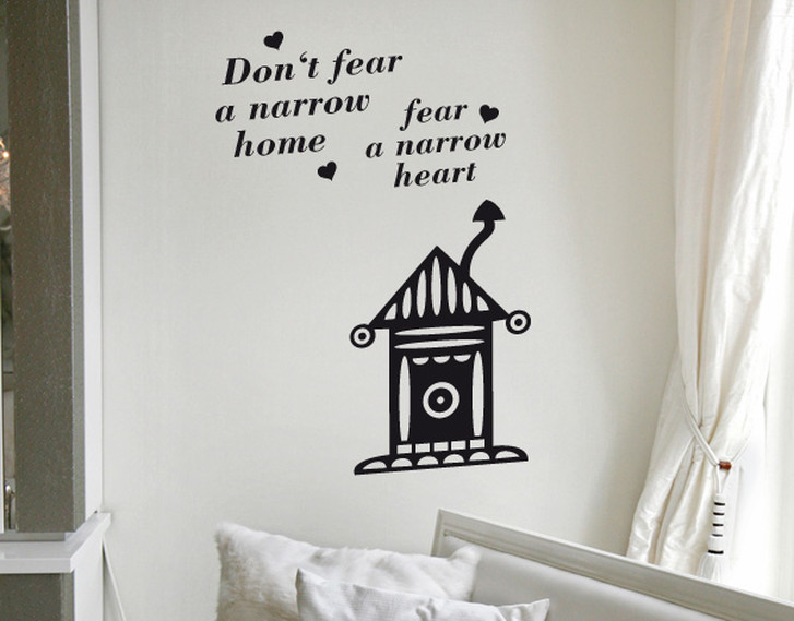 Wandtattoo Dont fear a narrow home - TD16605