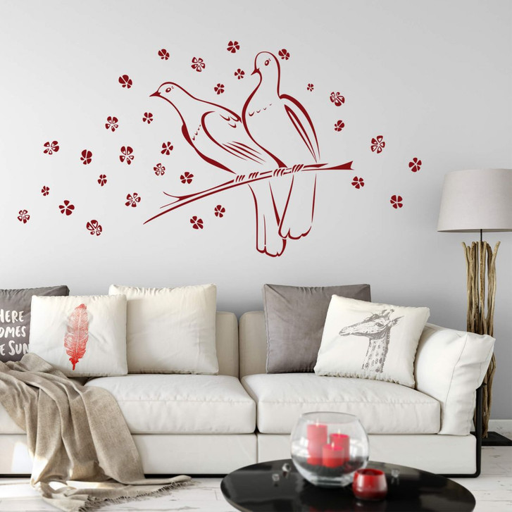 Wandtattoo Taubenhochzeit - WA219668