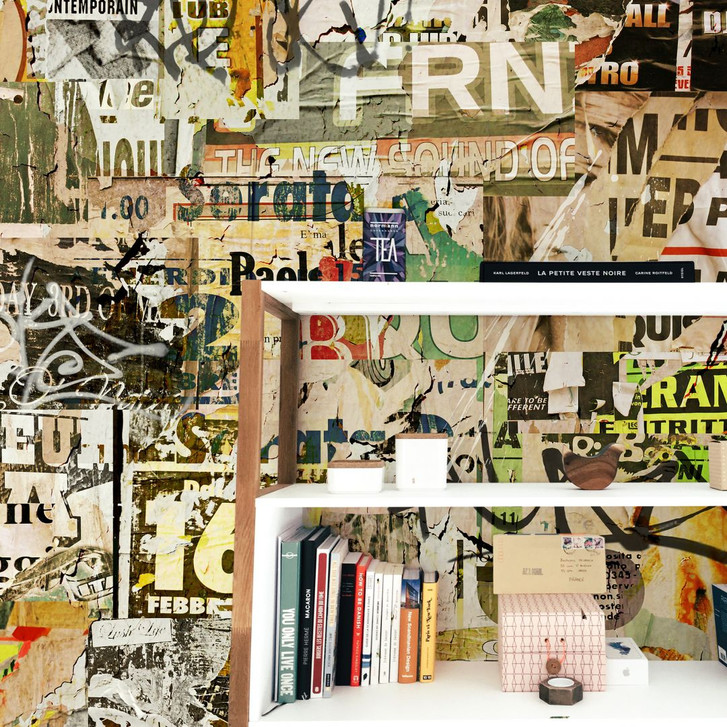 Fototapete Abgerissene Poster - WA225878