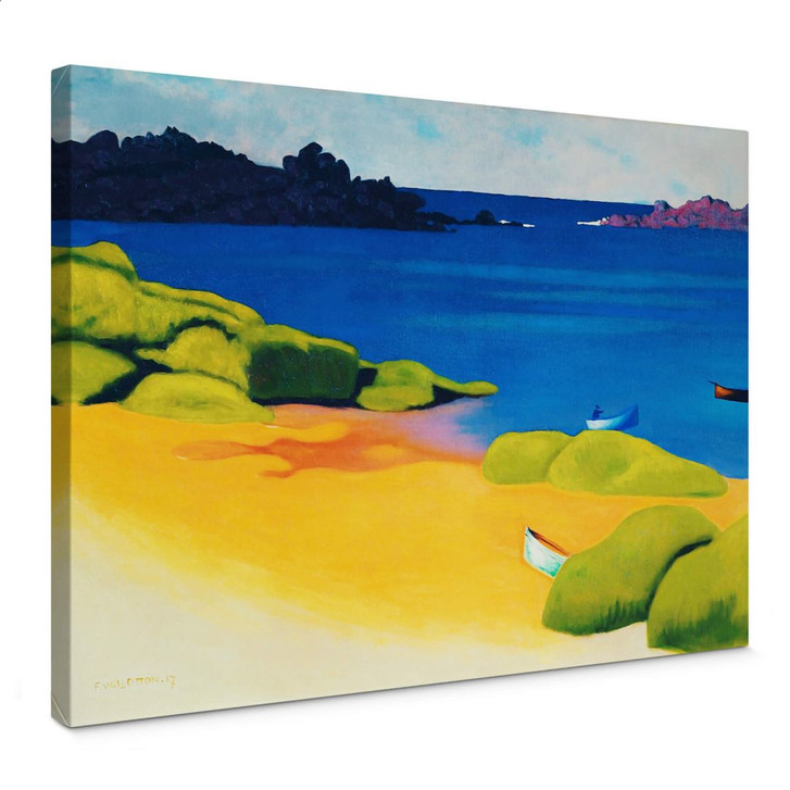 Leinwandbild Vallotton - Die Bucht von Tregastel - WA376641