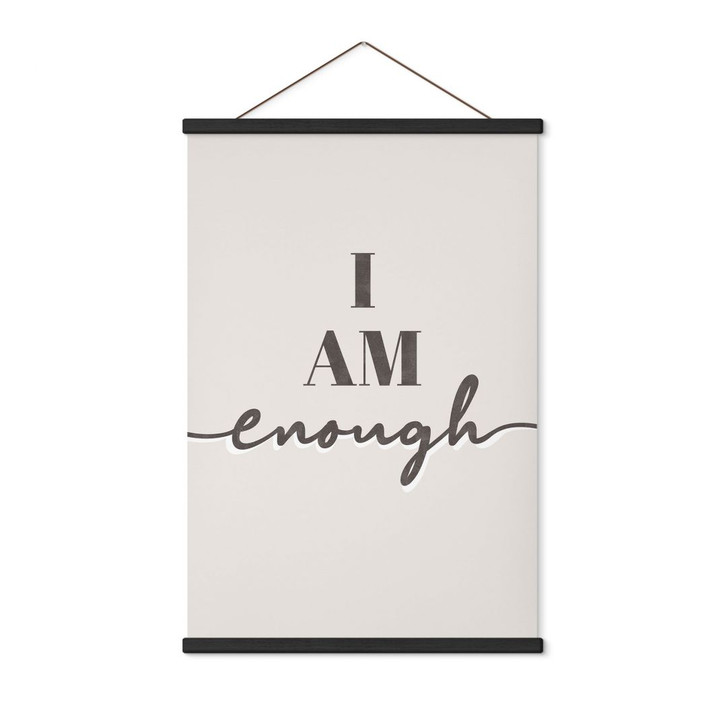 Stoffbild mit Spruch - I am enough - WA500529