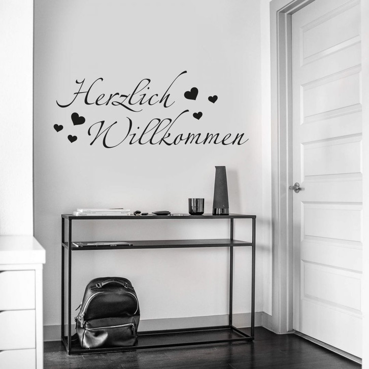 Wandtattoo Herzlich Willkommen 2 - WA211741