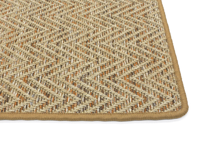 Frieda Kettelteppich Rechteck Wunschmass in Terra - TS469263