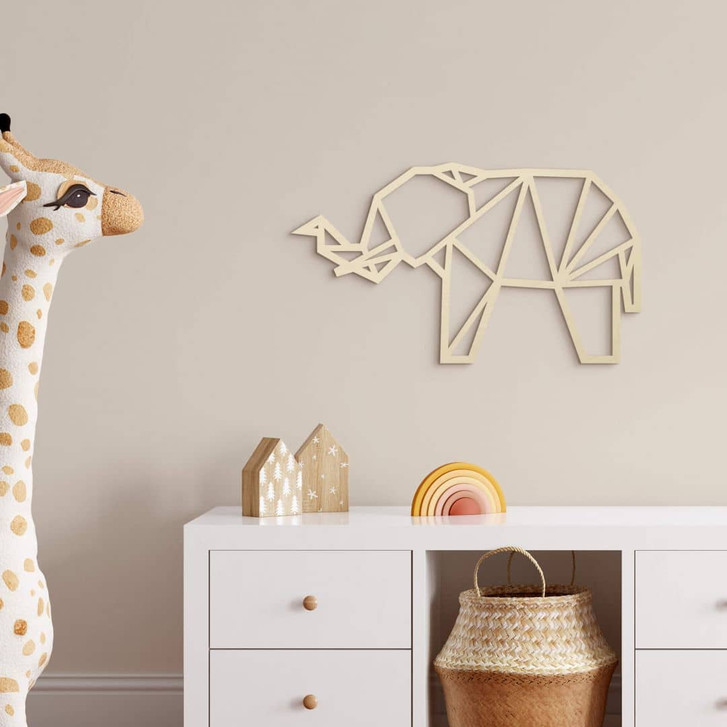 Holzkunst Pappel - Origami Elefant - WA133579