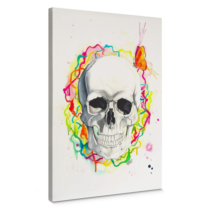 Leinwandbild Buttafly - Skull - WA360064