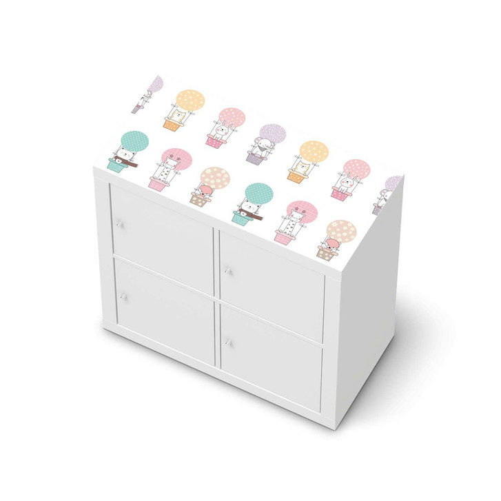 Möbelfolie IKEA Expedit Regal oben - Flying Animals - CR114628