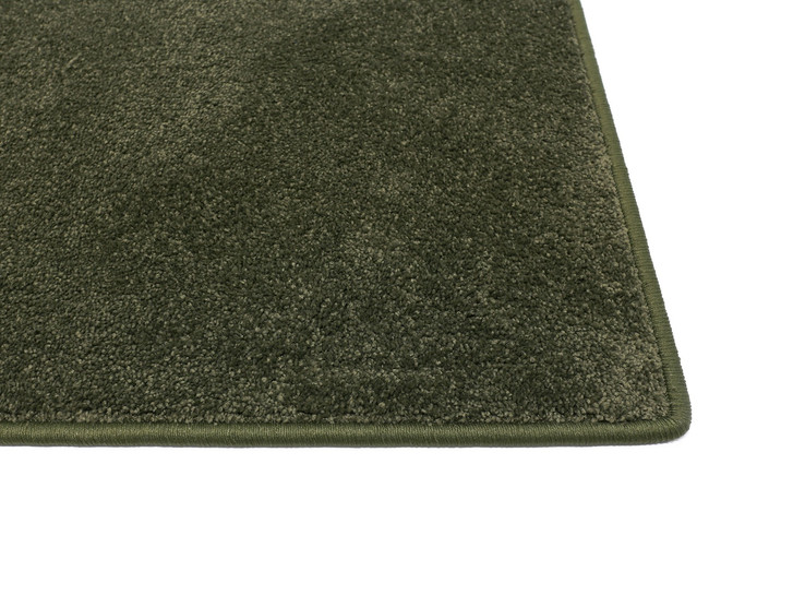 Nassau Softflor Kettelteppich Wunschmass in Oliv - TS503428