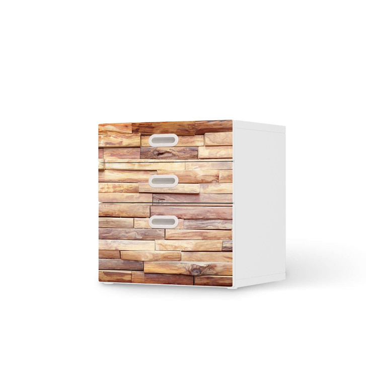 Folie IKEA Stuva / Fritids Kommode - 3 Schubladen - Artwood - CR105836