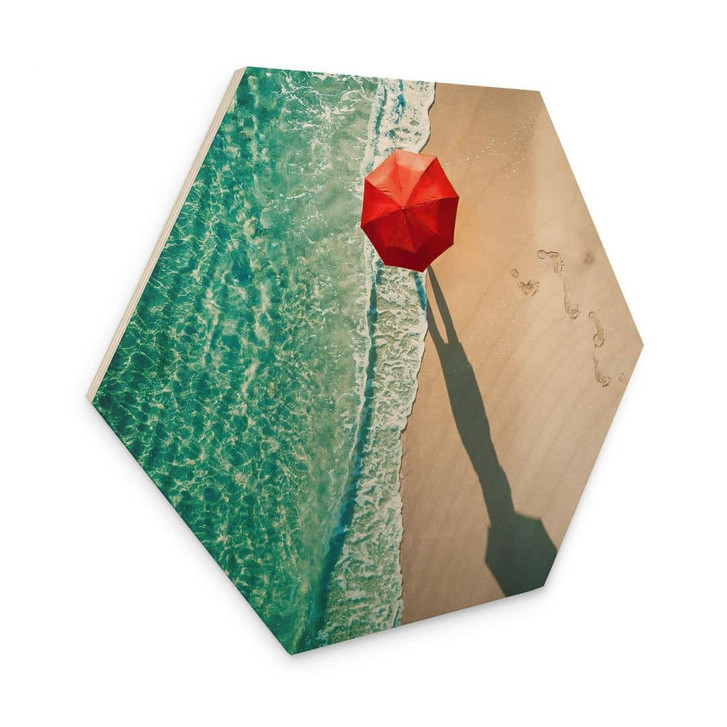 Hexagon - Holz Ambra - Am Meer entlang - WA340784