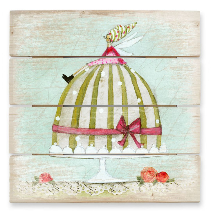 Holzbild Leffler - Zaubermuffin - 40 x 41.5 cm - WA132184