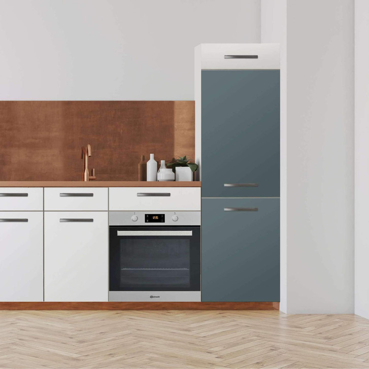 Klebefolie - Hochschrank (60x180cm) - Blaugrau Light - CR110686