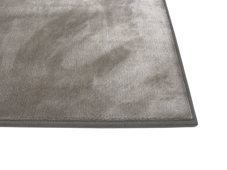Elegance Paspelteppich Rechteck Wunschmass in Grey - TS538529