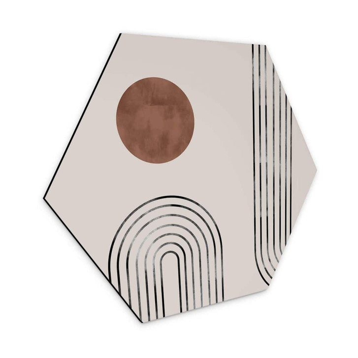 Hexagon - Alu-Dibond 1X Studio - Archs and Buds - WA326601