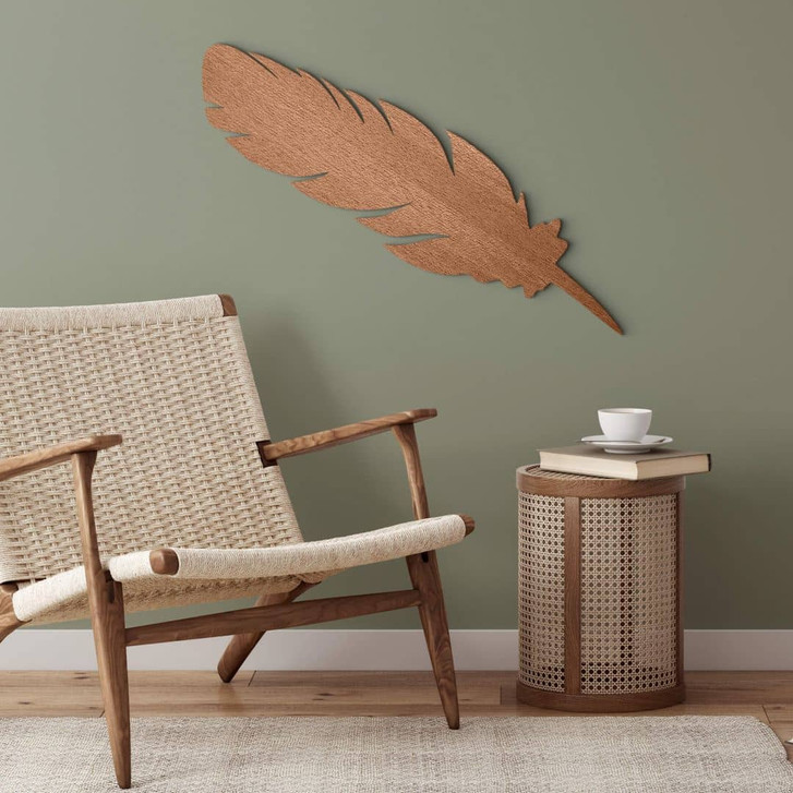 Holzdeko Mahagoni - Feder - WA333171