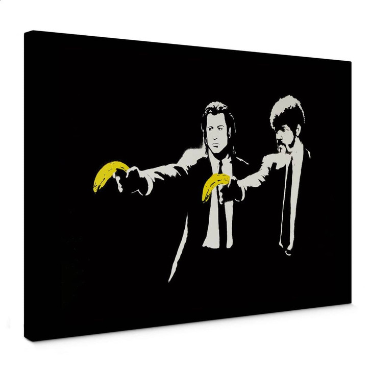 Leinwandbild Banksy - Pulp Fiction - WA334052