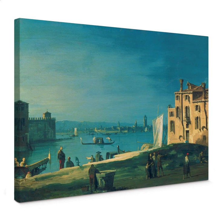 Leinwandbild Canaletto - Blick von San Pietro aufdie Insel Murano - WA360173