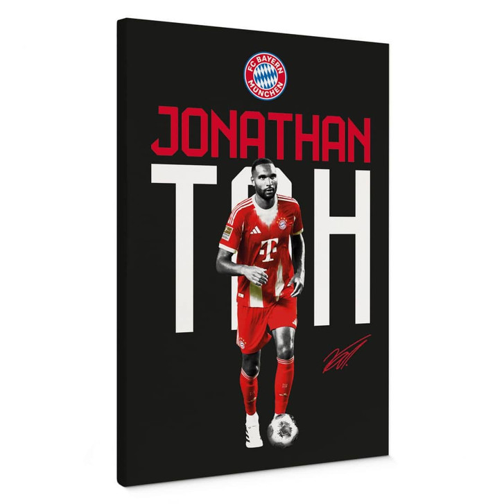 Leinwandbild FC Bayern Spieler Jonathan Tah 2025/26 - WA487417