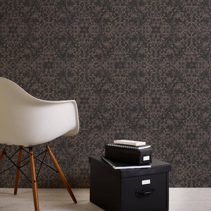 Livingwalls Ethnotapete Desert Lodge Vliestapete schwarz, bronze - WA335815