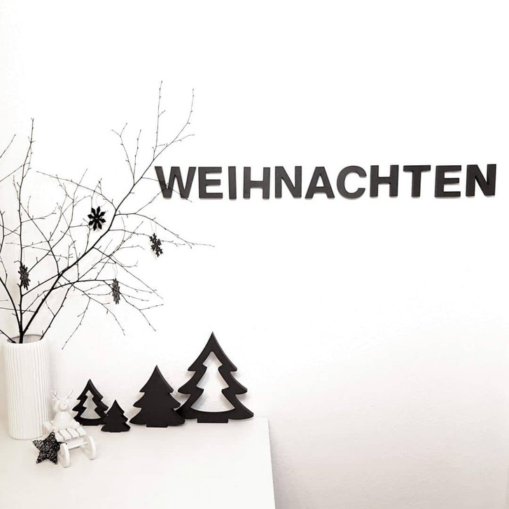 MDF-Holzbuchstaben Weihnachten - WA300635