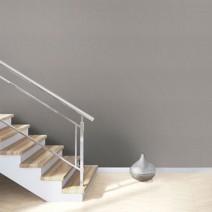 Rasch Vliestapete, Unitapete Indian Style dunkelgrau - WA410091