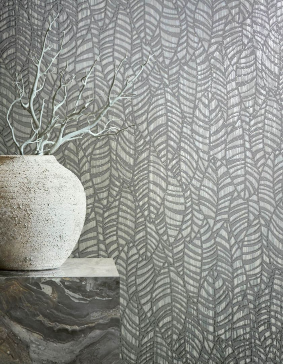 Vliestapete Grafisch Modern in Grau - WA507855