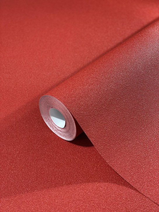 Vliestapete in hochwertiger Struktur rot Uni von Harald Glööckler - WA445895
