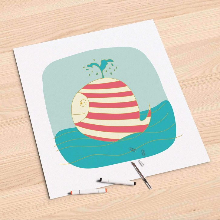 Folienbogen (60x60cm) - Funny Wale - CR107083