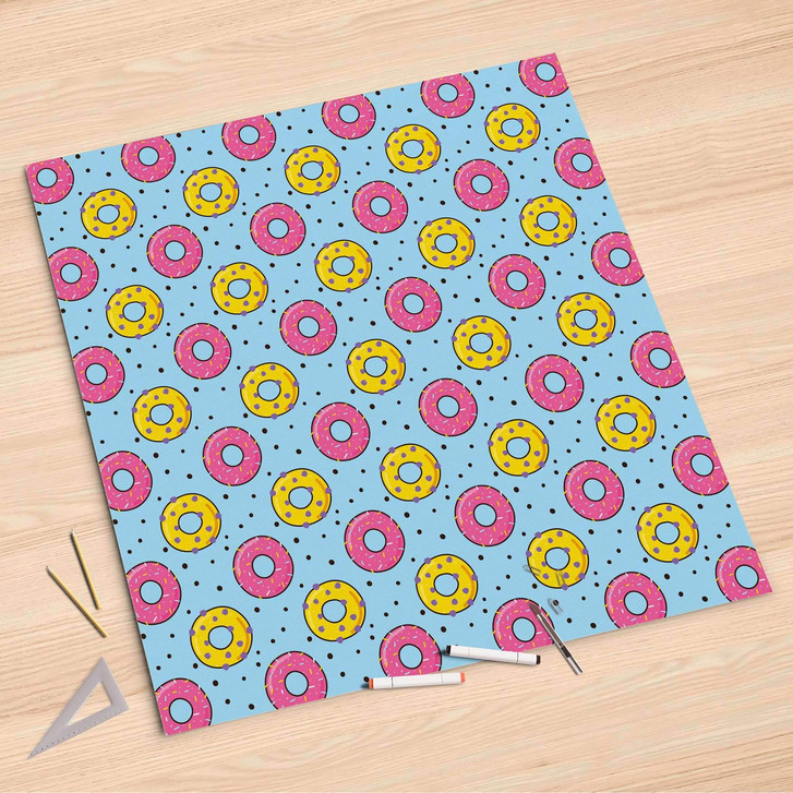 Folienbogen (90x90cm) - Donutparty - CR107533