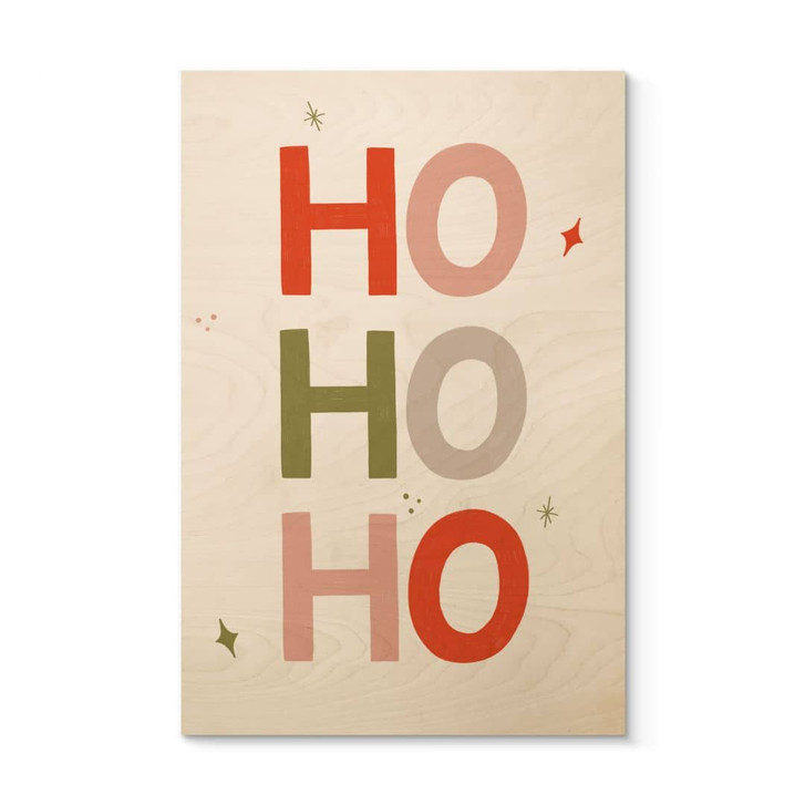 Holzbild Weihnachtliches Ho Ho Ho - Lisboa - WA495623