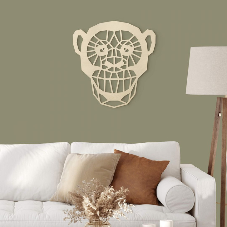 Holzkunst Pappel - Origami Affe - WA133558