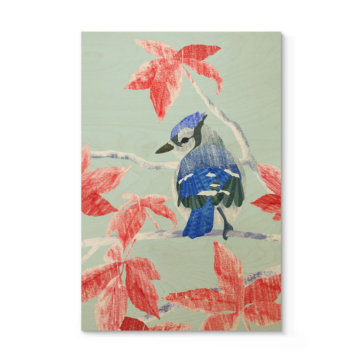 Holzposter Goed Blauw - Der Eisvogel - WA299912