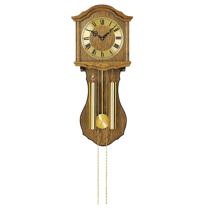 Klassische Pendeluhr mechanisch in Eiche - UG100042