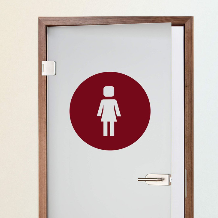 Wandtattoo Emoji WC Damen - WA209421