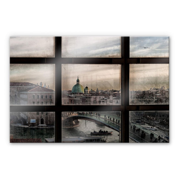 Acrylglasbild Marini - Fenster in Venedig - WA244171