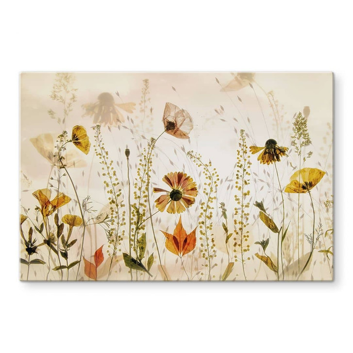 Glasbild Wilde Wiesenblumen im Sonnenlicht - Talen - WA432263