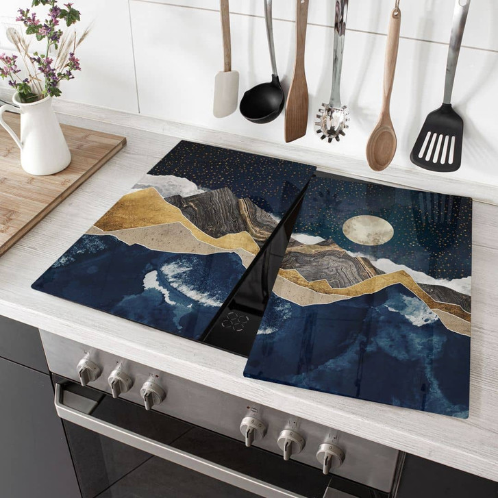 Herdabdeckplatte - Sternenhimmel im Winter - SpaceFrog Designs - WA417157