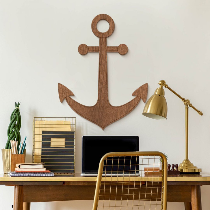 Holzdeko Mahagoni Anker - WA274594